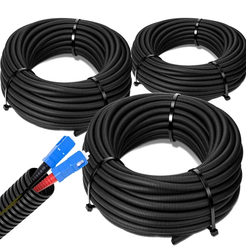 Sasylvia Split Wire Loom - 1/4", 1/2" & 3/8" x 15 ft Sleeves