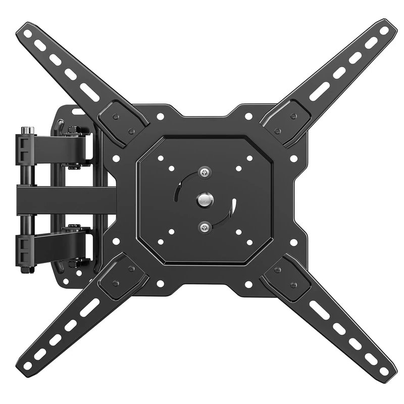 Simple Trending TV Wall Mount Full Motion for 26" to 60" TVs and Flat Panels, TV Motion Bracket Swivel Tilt Extension Rotation Max VESA 400x400mm up to 77lbs, Black