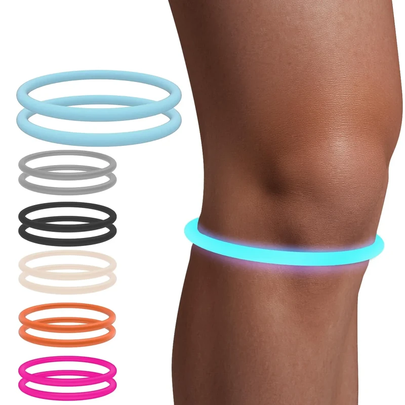 GREBIKE Patella Band for Knee Pain Relief, Patellar Tendon Support Strap for Tennis, Running, Jumpers, Soccer, Basketball and Hiking, Breathable & Lightweight Patella Stabilizer Knee Strap Brace Support for Women and Men (Fluorescent Blue)