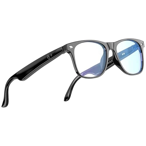 EarlySincere AI Translation Smart Glasses with Chat GPT Bluetooth for Men and Women 163 Language Changing Lenses Transparent Headphones with Speakers Sunglasses, Tourism Conference Trade Business