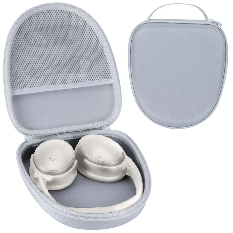 RIYADAone Hard Case Replacement for Bose QuietComfort QC Ultra QC45 QC35 QC25 QC15 QCSE Noise Cancelling Headphones (Gray Case)