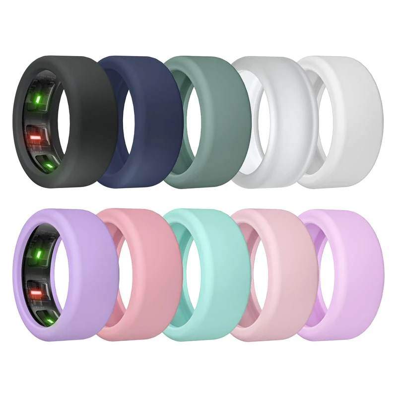 sylacor Oura Ring Cover - Anti Scratch Silicone Case for Gen 3/4 Small