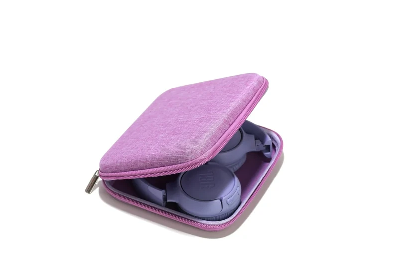 Ginsco Ultra-Slim Case for JBL Tune 510BT - Purple Travel Case