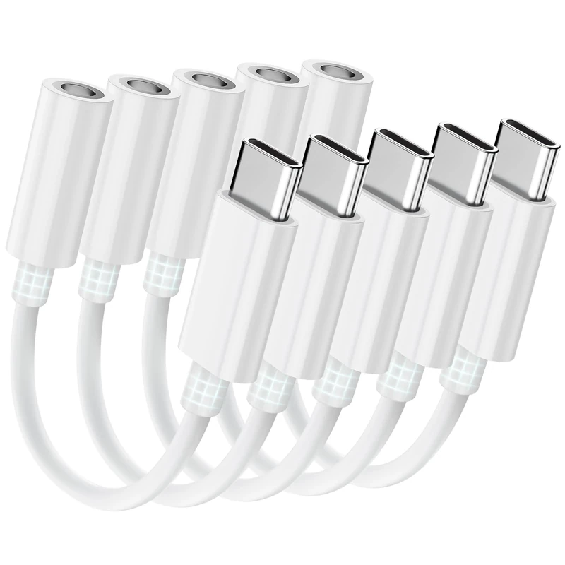 Seulliya USB-C to 3.5mm Adapter - Hi-Res Audio for iPhone & Samsung