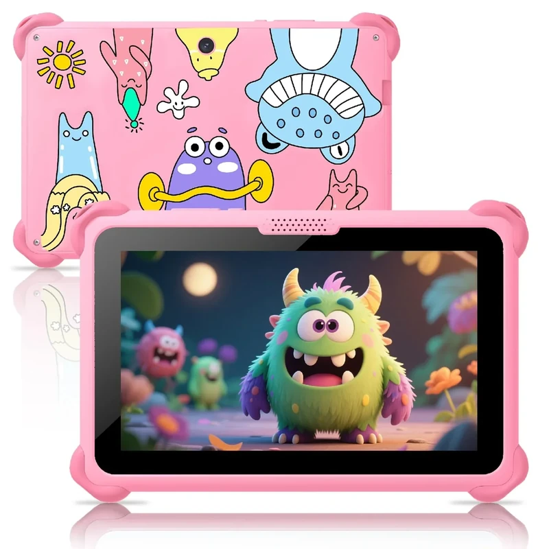 Trayoo 7\" Kids Tablet 32GB Android - Solid Case, YouTube, Netflix