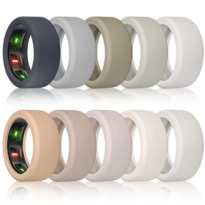 BandSmith Silicone Cover for Oura Ring Gen 3/4 - Elastic Sleeve