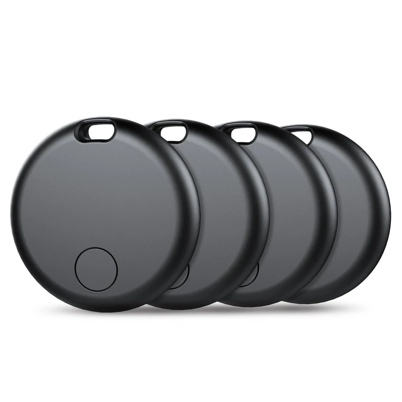 aowoka Air Tracker Tags 4-Pack - Bluetooth Finder for iOS Find My