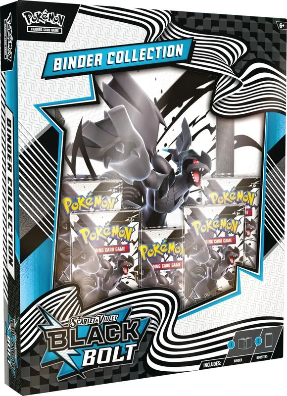 Pokemon TCG Scarlet & Violet 10.5 Black Bolt Binder Box - Image 1