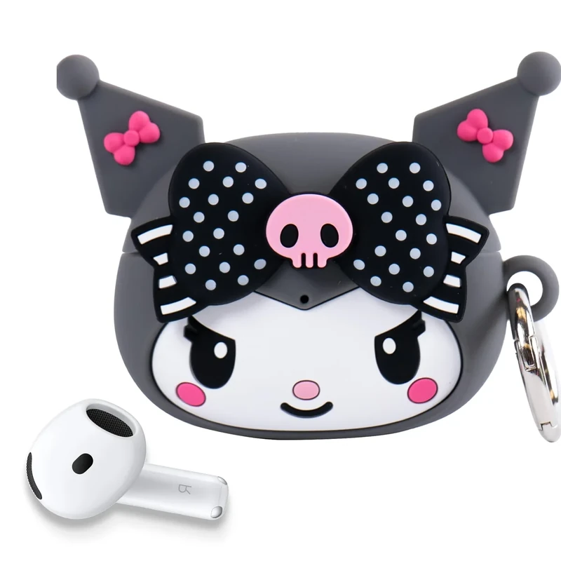 iFace My Melody 50th & Kuromi 20th AirPods 4 Case - Cover, Carabiner - Image 1