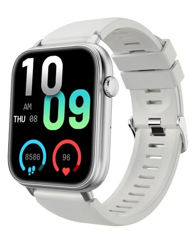 OUKITEL Military Smart Watches for Men(Answer/Make Calls), 1.96'' Fitness Smart Watches for Android/iPhone, Waterproof Smart Watch with Blood Pressure/Heart Rate/100+ Sport Modes, Watches for Men - Image 1