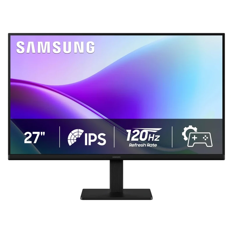 Samsung 27" S3 (S32GF) FHD High Resolution 120Hz Monitor with IPS Panel, Flicker Free, Eye Saver Mode, LS27F320GANXZA, 2025