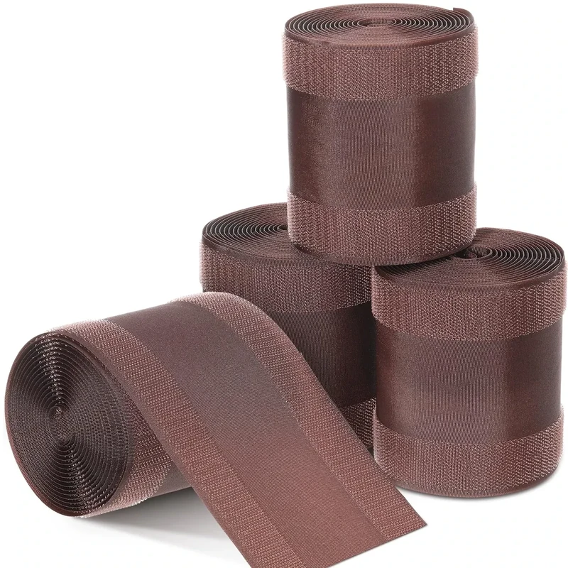 WILLBOND Cord Cover - 39.37 ft Brown Cable Protector for Office