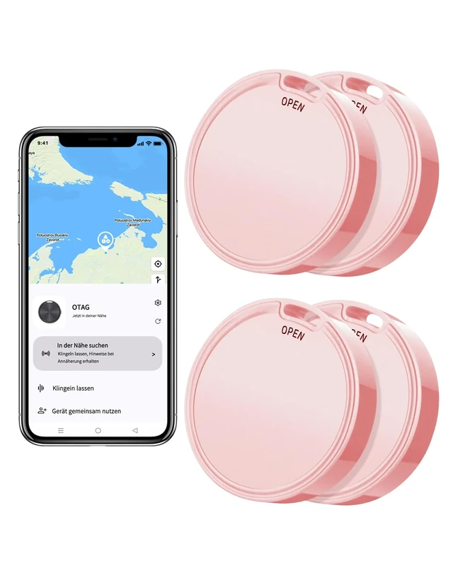 CooAoo Luggage Tracker Tags - Global Android Tracking via Find Hub