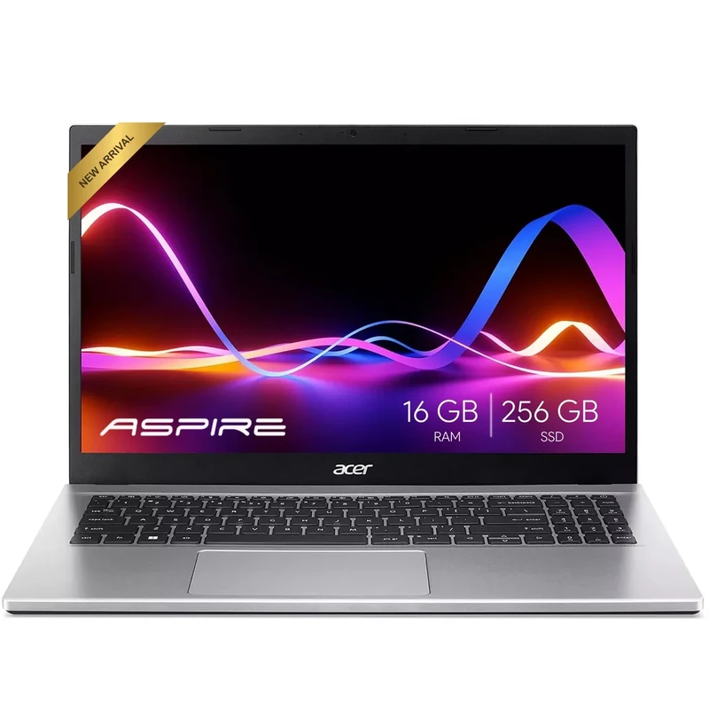 acer Aspire 3 Slim Laptop with Office 365 for The Web - Backlit Keyboard - Intel Core I3-1305U Processor - 8GB RAM - 256GB SSD - 15.6" FHD - Windows 11 no Mouse