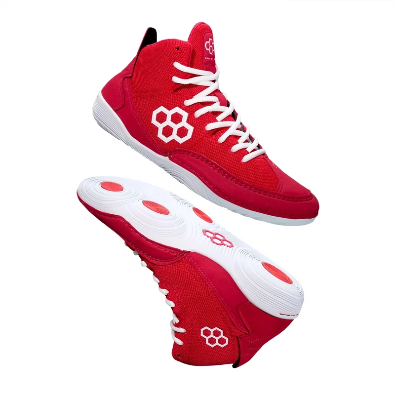 RUDIS Courage Adult Wrestling Shoes - Crimson,7M/8.5W