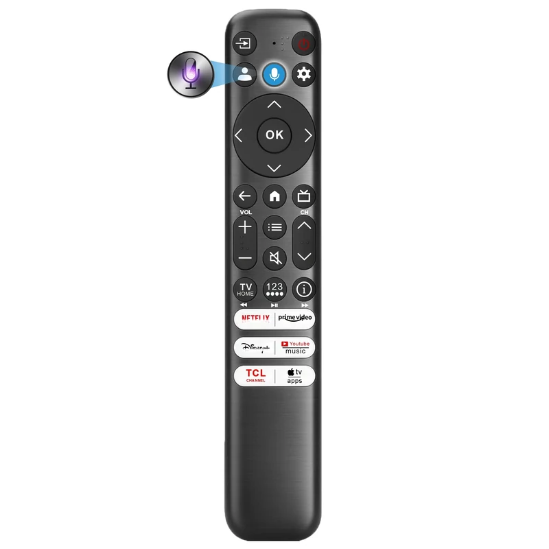 B BraiNice Universal Voice Remote for TCL TVs - Bluetooth Pair