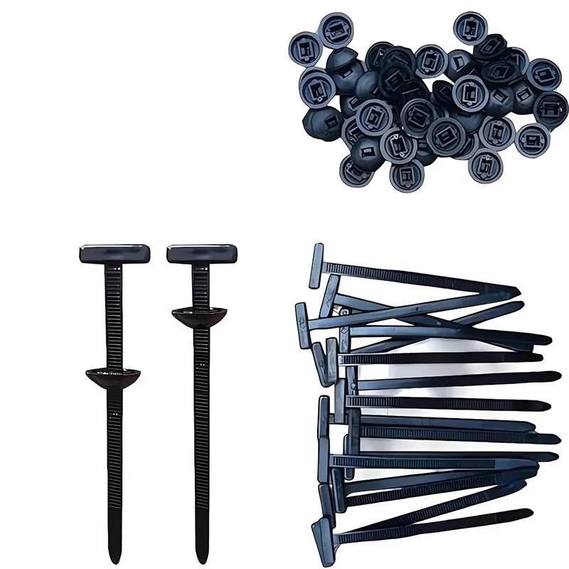 2026 Heavy-Duty Self-Locking Nylon Cable Ties - UV Resistant, 20 pcs