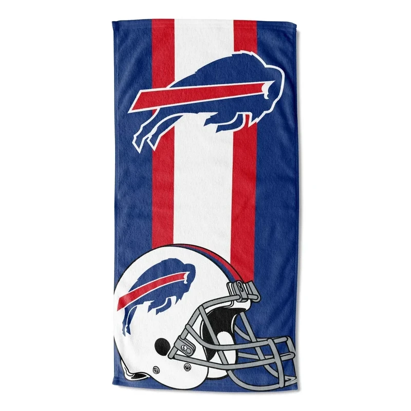 NORTHWEST NFL Buffalo Bills Unisex-Adult Beach Towel, 30" x 60", Zone Read (Pack of 6)