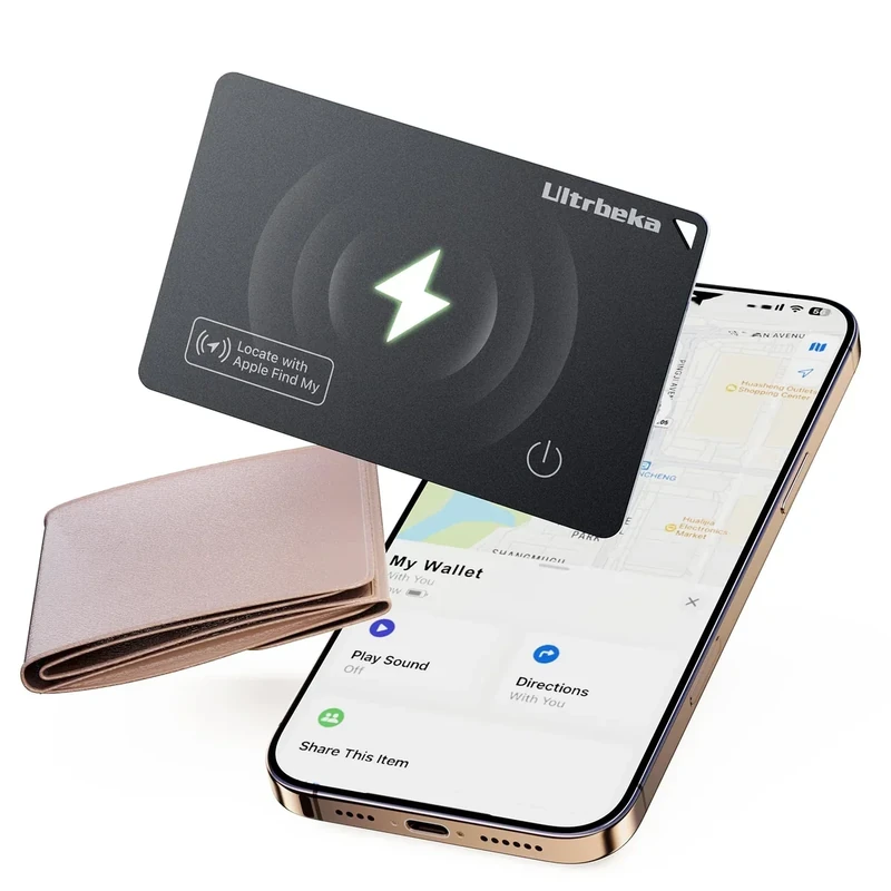 Ultrabeka 0.07in IP68 Waterproof Bluetooth Tracker - Apple Find My