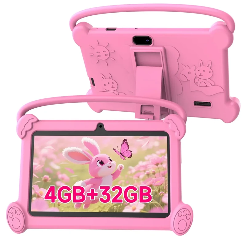 ICONLINK Kids Tablet 7" 32GB Shockproof - Dual Camera, Parental Control