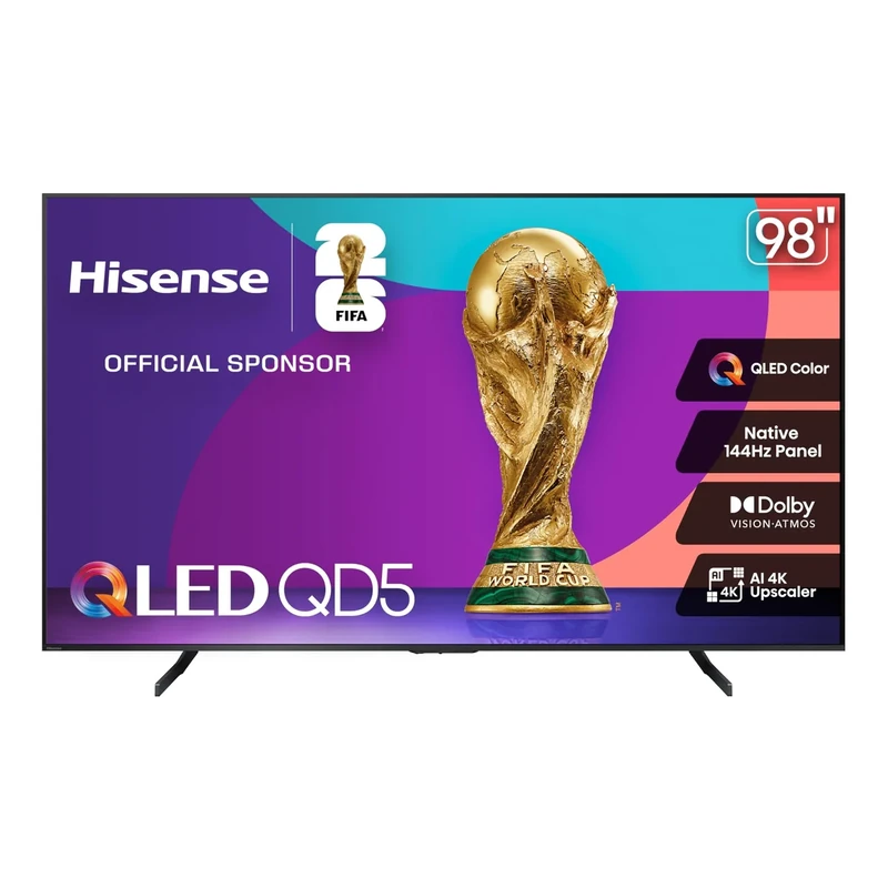 Hisense 98" QD5 Series QLED 4K Google TV - 144Hz, Dolby Vision & Atmos