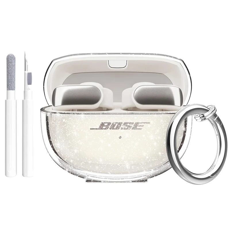 Aircawin Glitter TPU Case for Bose Ultra Open Earbuds - Sparkle Cover