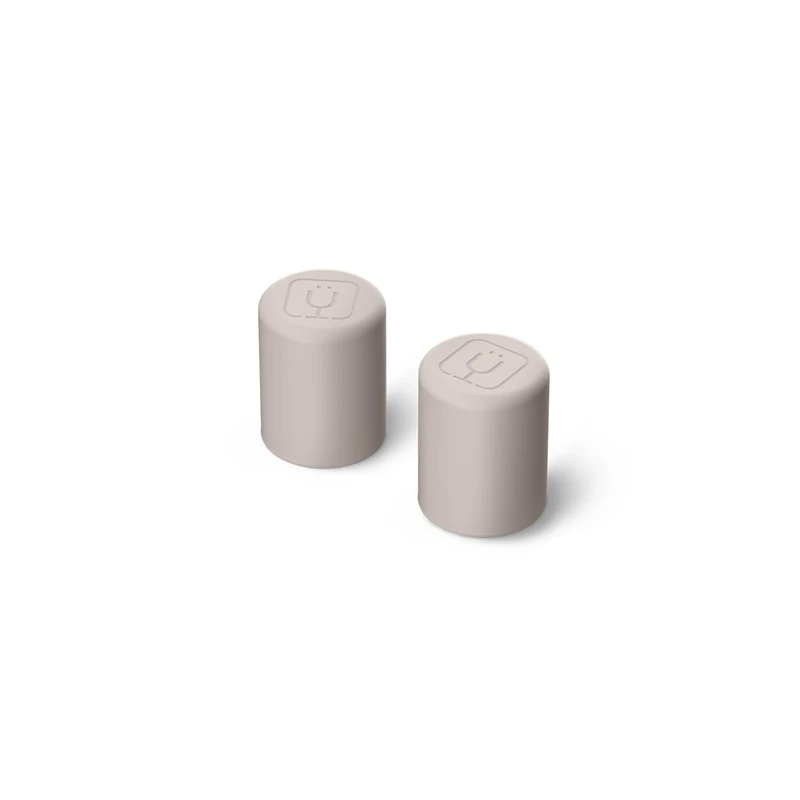 BrüMate Magnetic Straw Caps - Silicone Straw Caps 2 pack - Compatible with All Era and Resa Tumblers (Zebra)