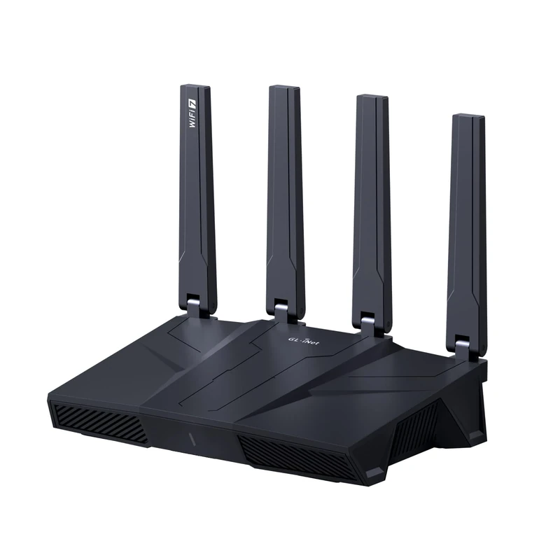 GL.iNet GL-BE9300 (Flint 3) WiFi 7 Router - 6GHz, 5x2.5G VPN