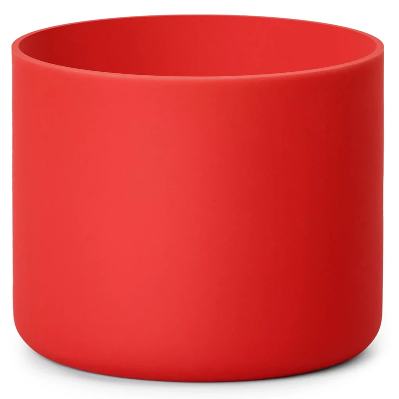 Lpaacat Silicone Water Bottle Boot for Owala 40 oz, Protective Sleeve Bottom Bumper Protector for Owala 40 oz FreeSip & Twist & Flip Stainless Steel Water Bottles (Red)