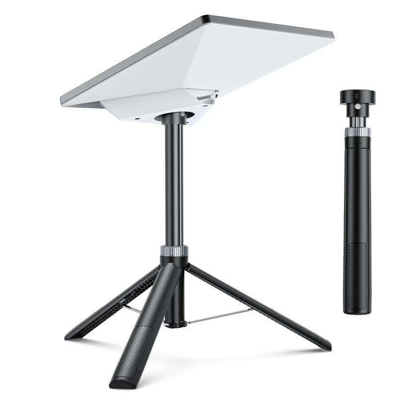 XMoving Starlink Mini Tripod, Portable Tripod Stand Mount with Aluminum Adapter, Compatible with New and Old Starlink Mini Models for Outdoor Camping and Hiking