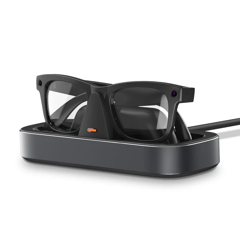 VAWVVA Meta Glasses Charger - LED Indicator, Fits Wayfarer & Oakley