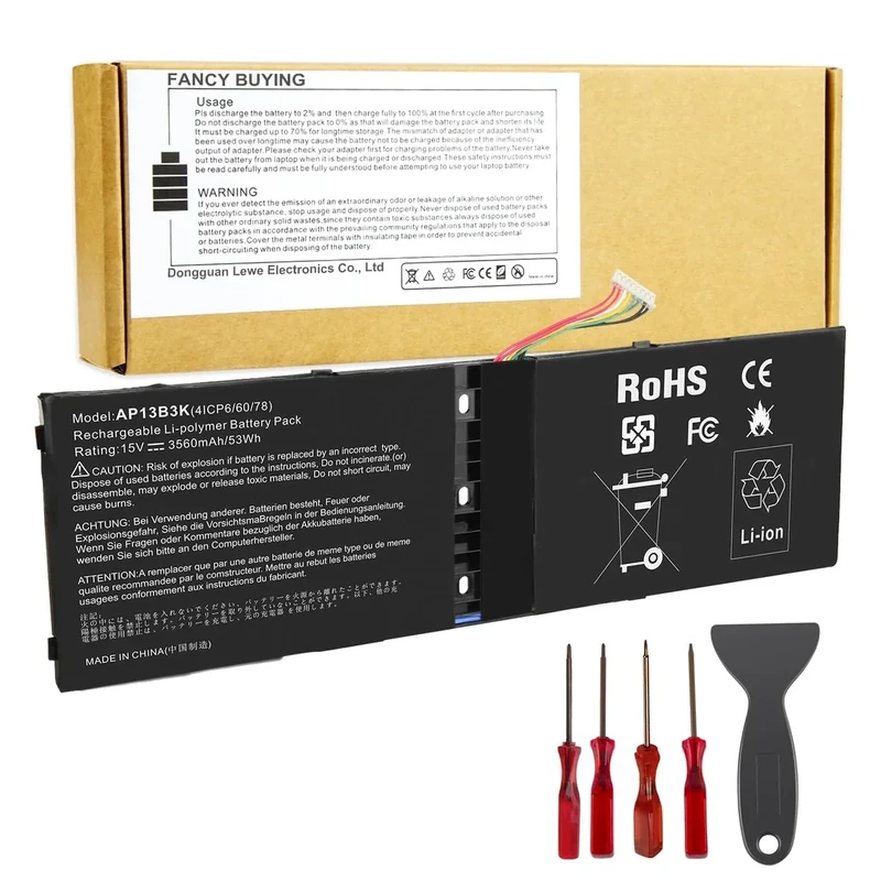 AP13B3K AP13B8K Replacement Laptop Battery for Acer Aspire V5 M5-583P V5-572P V5-572G R7-571 ES1-511 ES1-512 M5-583P V5-572P V5-572G V5-472G ZQK V5-472 V5-573G V5-573 V7-482 V7-482G V7-482P