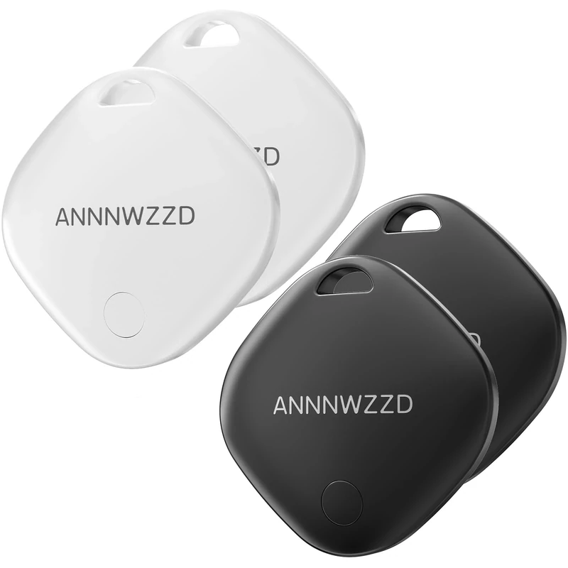 ANNNWZZD AirTag 4-Pack Finder - iOS, MFi Certified, 100m Range