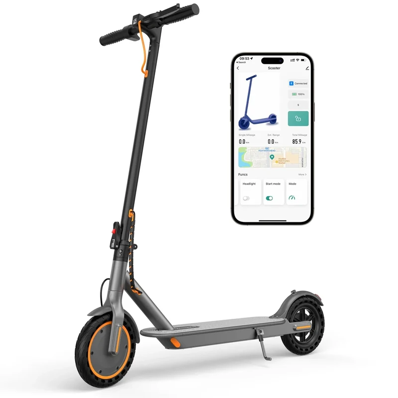 MAXSHOT Electric Scooter for Adults, 8.5/10/14" Tires, 19/22Mph, 350W/500W Motor, 21-28 Miles Range, Folding E-Scooter with Dual Suspension,APP(V1/SPRO/MAX/PRO/X1/X1PRO/PR)