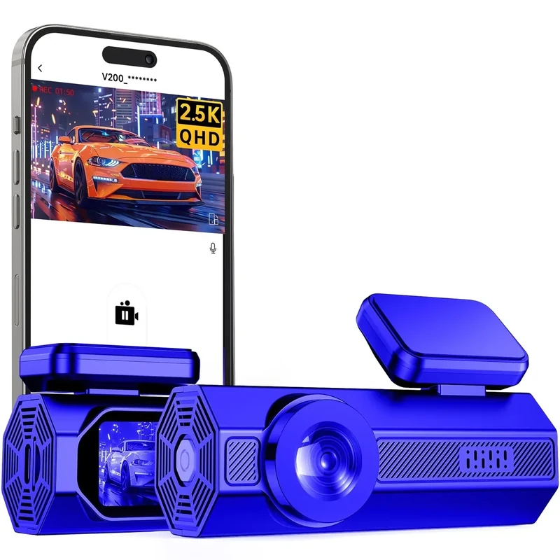 Veement 2.5K Dash Cam - 1440P WiFi, WDR Night Vision, 160deg, G-Sensor