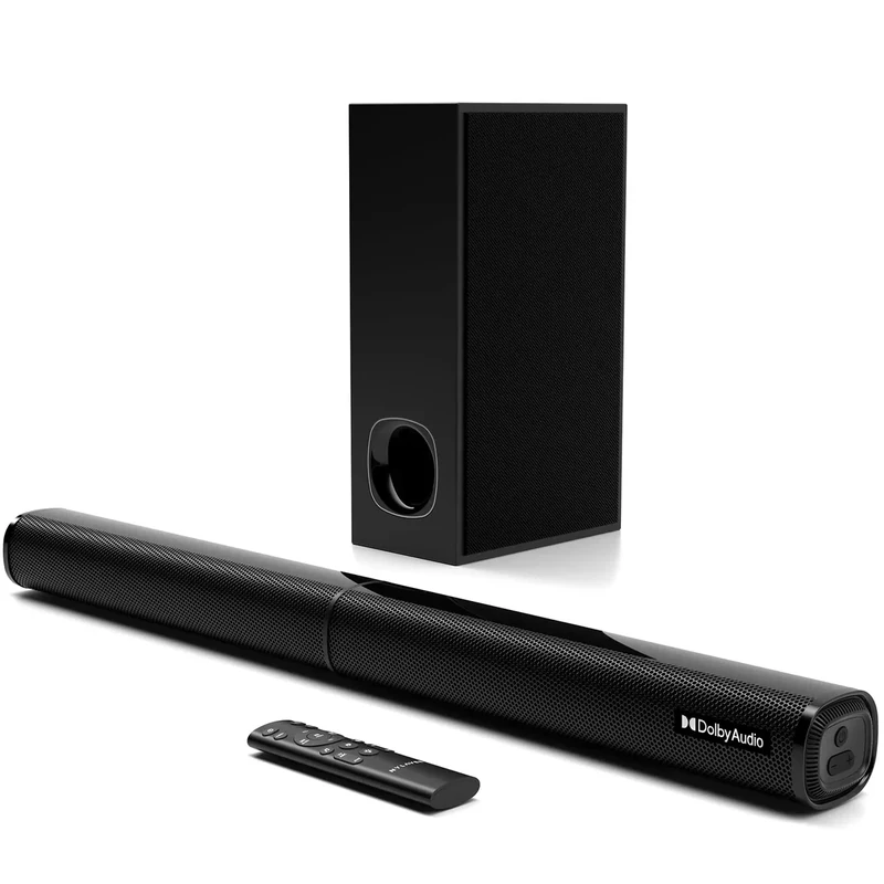 Nylavee 2.1ch Sound Bar Bluetooth, HDMI ARC, 240W with Subwoofer