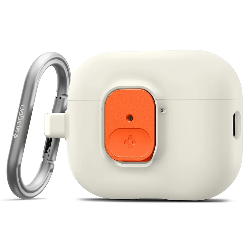 Spigen Nano Pop AirPods Pro 3 Case - Orange Beige with Lock Clip