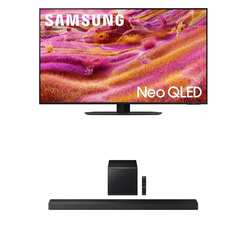 Samsung 75" Neo QLED 4K TV (75QN90F) + HW-QS700F Soundbar Bundle