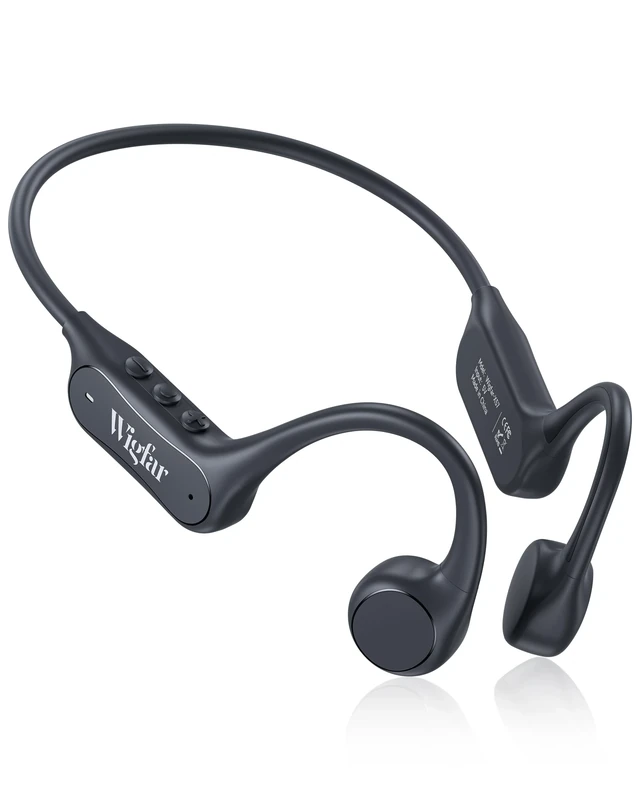 Wigfar Bone Conduction Headphones - Bluetooth 6.0, 10H Playtime