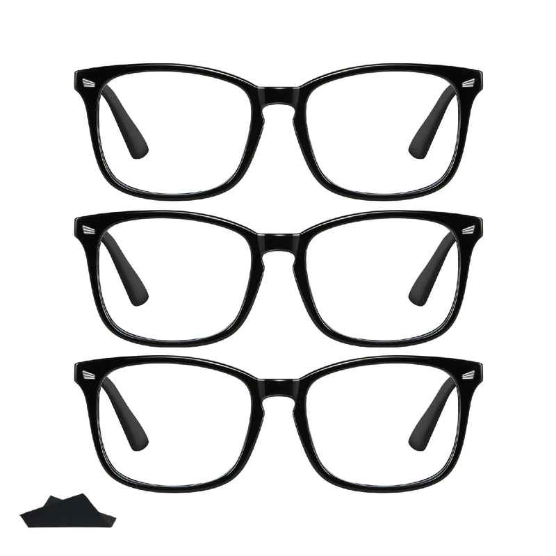 PLFOG Blue Light Glasses for Women & Men - Anti Eye Strain Gaming