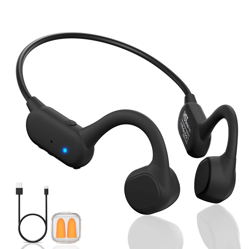 Cevinily Bone Conduction Headphones - Bluetooth 5.4, 32g for Running