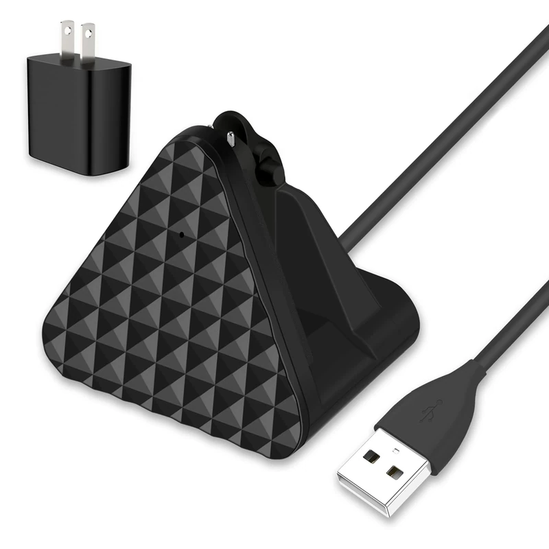 Smart Glasses Charging Stand Dock Compatible with Ray-Ban Meta Wayfarer, Headliner, Skyler, Renewed, Oakley Meta HSTN, Portable Smart Glasses Charger Dock with Charging Adapter (Black)