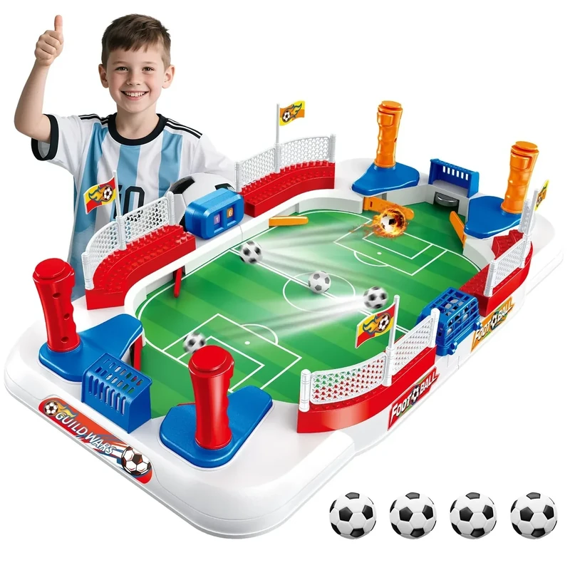 Mini Foosball Table Soccer Board Games for Kids&Adults Indoor Tabletop Football Toys Pinball Machine Family Game & Birthday Christmas Soccer Gifts for Boys 6 7 8-12 Years
