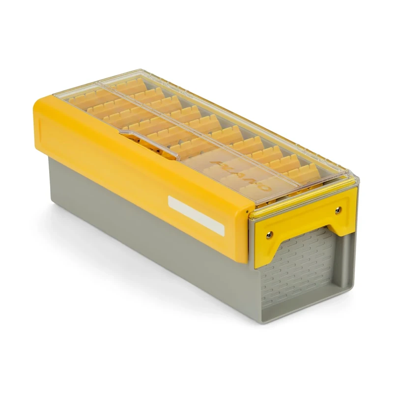 Plano EDGE Short Hang Box, Stores 40 Crankbaits, with Rust-Preventive Rustrictor, Dri-Loc Watertight Seal, WaterWick, DuraView Transparent Lid, Stackable Storage for Fishing Organization