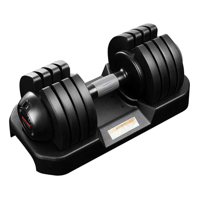 ALTLER 52LBS Adjustable Dumbbells Premium Rubber Coated Dumbbell Set with Secure Locking Mechanism for Safe & Customizable Strength Training
