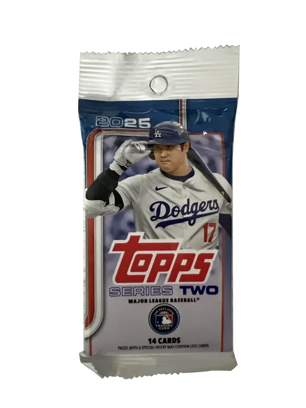 Topps 2025 Series 2 Baseball Trading Card Pack (14 Cards)