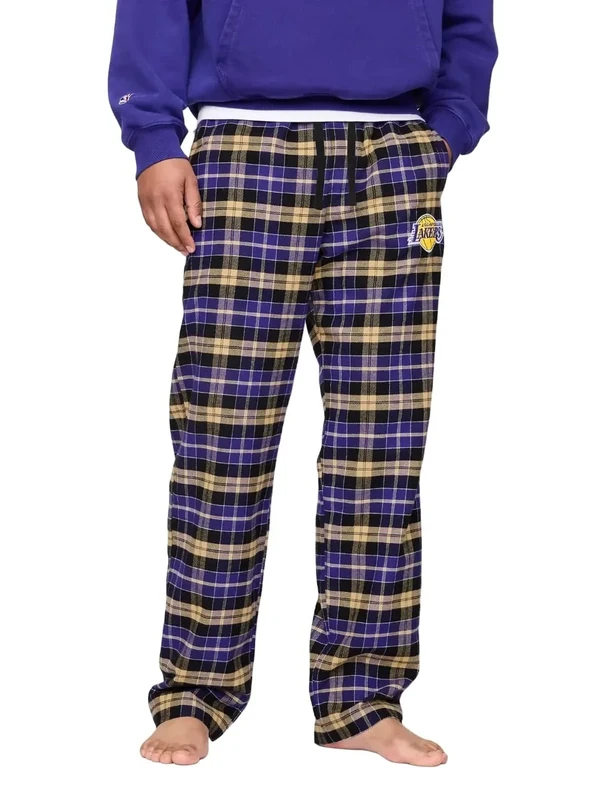 GAP Men's NBA Flannel PJ Pants, LAKERS, Medium - Image 1