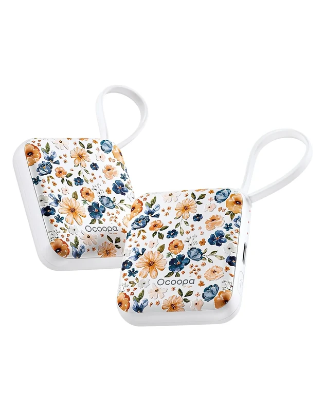 OCOOPA Hand Warmers Rechargeable, Smart Temp Control 7H*2 Long Safe Heat, Ultra Slim, Pocket-Size Design That Fits Gloves, Gifts for Women, Outdoor, Office, Commute (UT5 Nano)