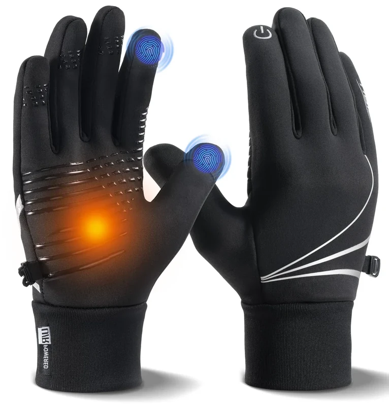 RUIXUE Winter Gloves for Men Women, Warm Thermal Windproof Touchscreen Non-Slip