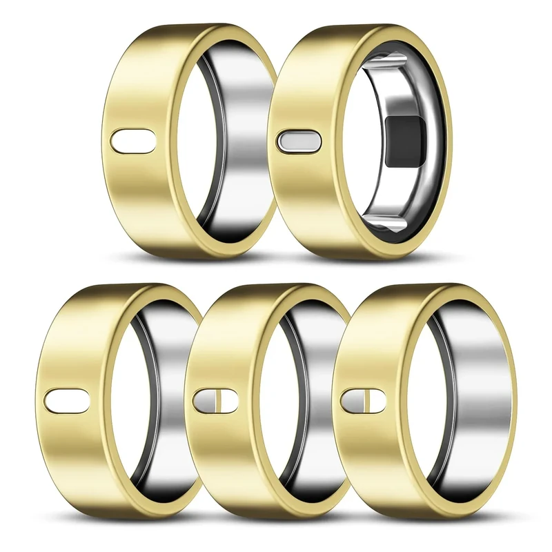 ZOOROO 5 Pack Scratch TPU Cover for Oura Ring Gen 4 & Gen 3 - Size 8